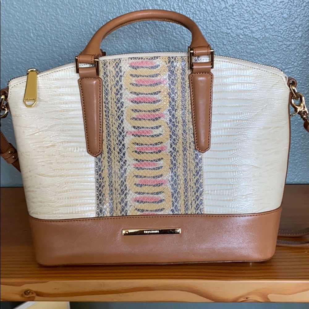 Brahmin Duxbury Satchel Yellow Canyon Handbag